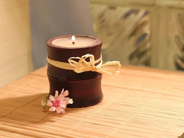 Massage du dos à la bougie